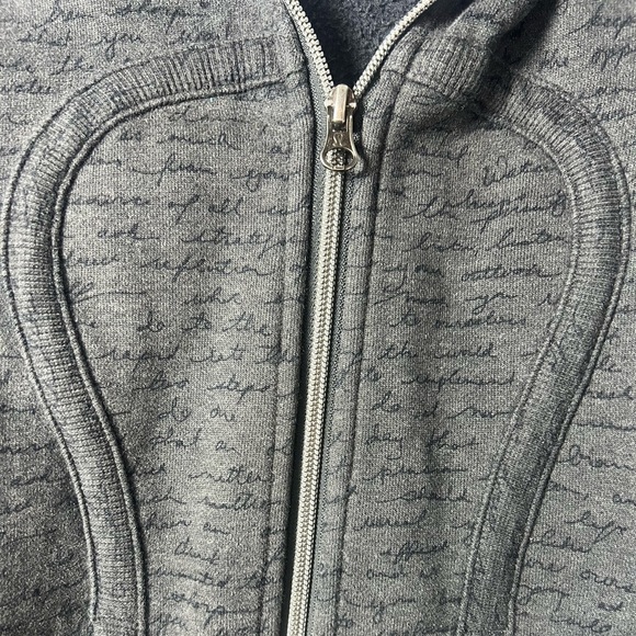 Lululemon Scuba Manifesto Full Zip Script hoodie 4 - Picture 6 of 9